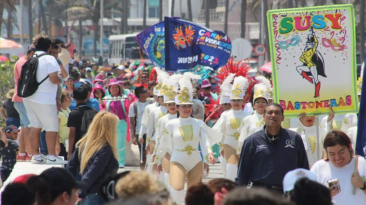 Segunda rumbata del Carnaval de Veracruz 2023